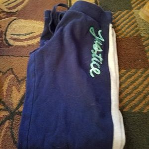 Girls Justice sweatpants size XL