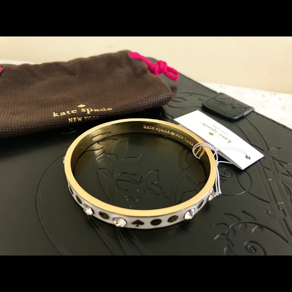 💕💕Kate Spade White Bangle - Picture 2 of 7