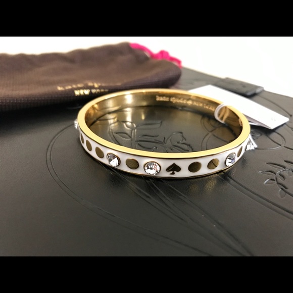 💕💕Kate Spade White Bangle - Picture 3 of 7