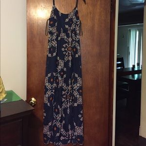 Aztec maxi dress