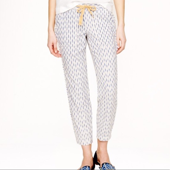 J. Crew Pants - JCrew Arrow Ikat Pull On Pant...