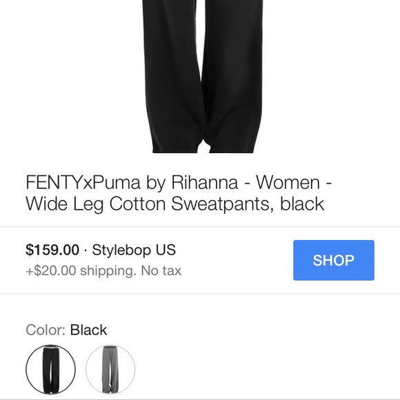 SOLD Rihanna Fenty x Puma Sweatpants - Picture 2 of 7
