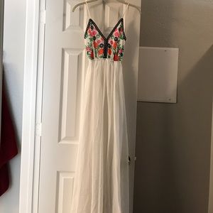 Maxi dress - flower top