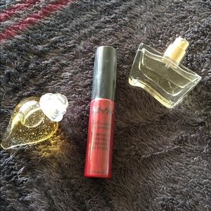 NYX Soft matte lip cream & 2 sample perfumes