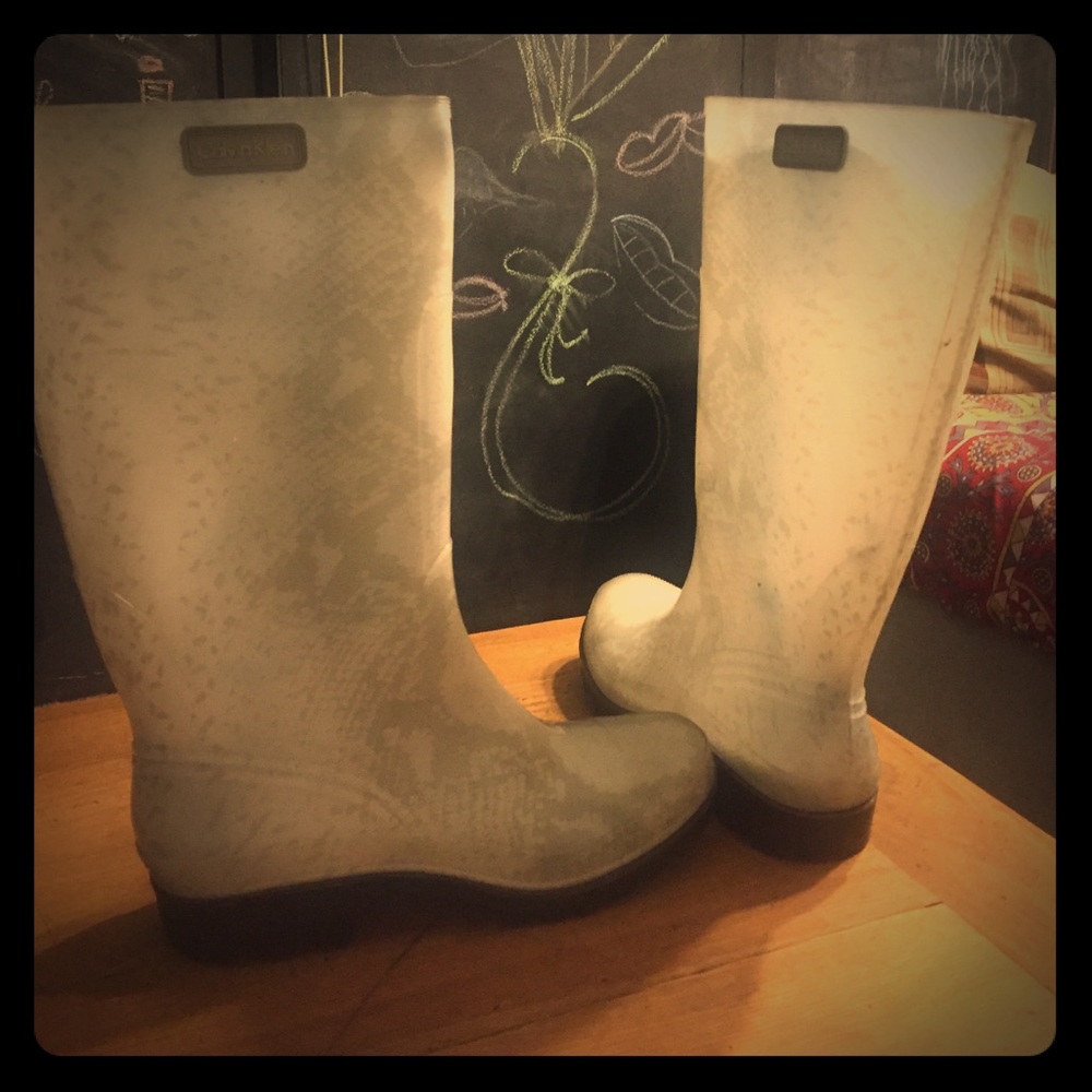 Calvin Klein rain boots
