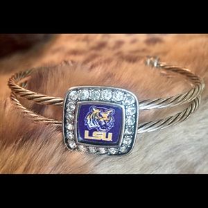 Bangled LSU Tigers bracelet