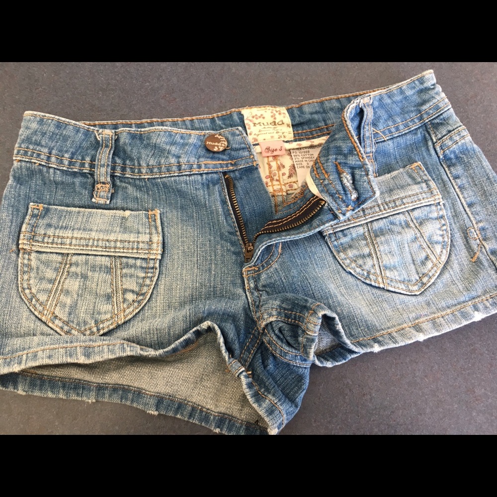 Denim shorts