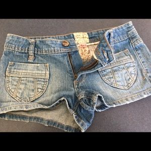Denim shorts