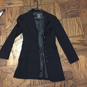 Black long blazer