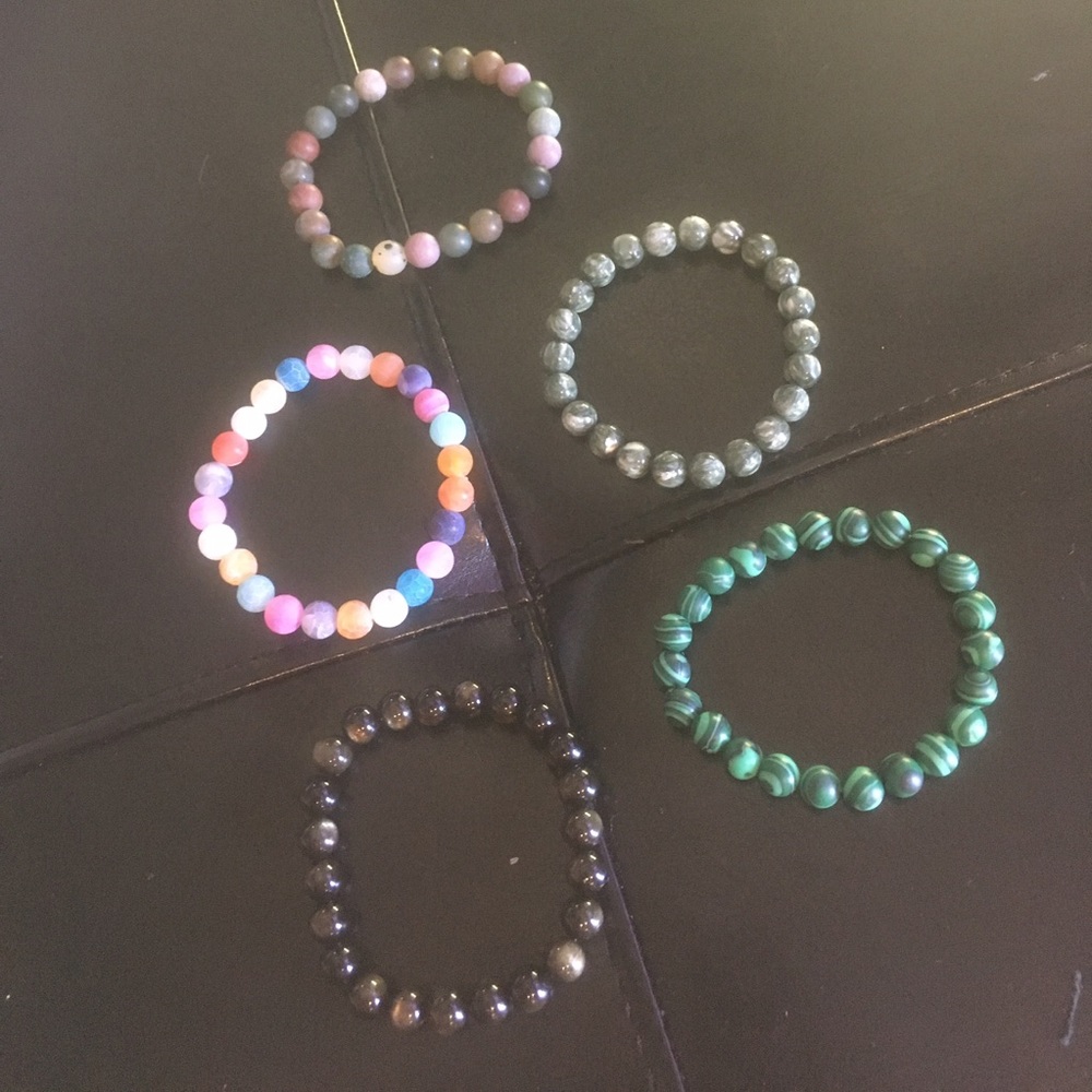 Bead Bracelets - 5 Pack - Various