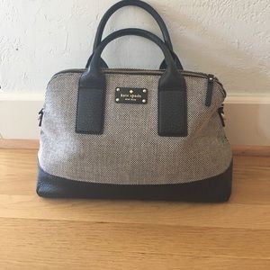 Final sale! Kate spade tweed bag