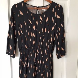 Madewell (Elliot brand) 3/4 sleeve dress.