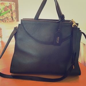 Kate Spade Saturday Black Leather Satchel