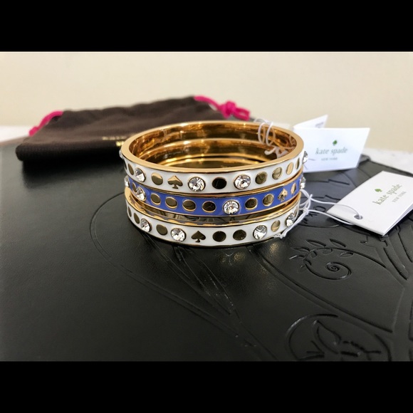 💕💕🎉Host pick🎉Kate Spade Blue Bangle - Picture 5 of 6