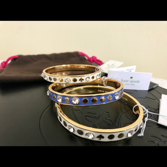 💕💕🎉Host pick🎉Kate Spade Blue Bangle - Picture 6 of 6