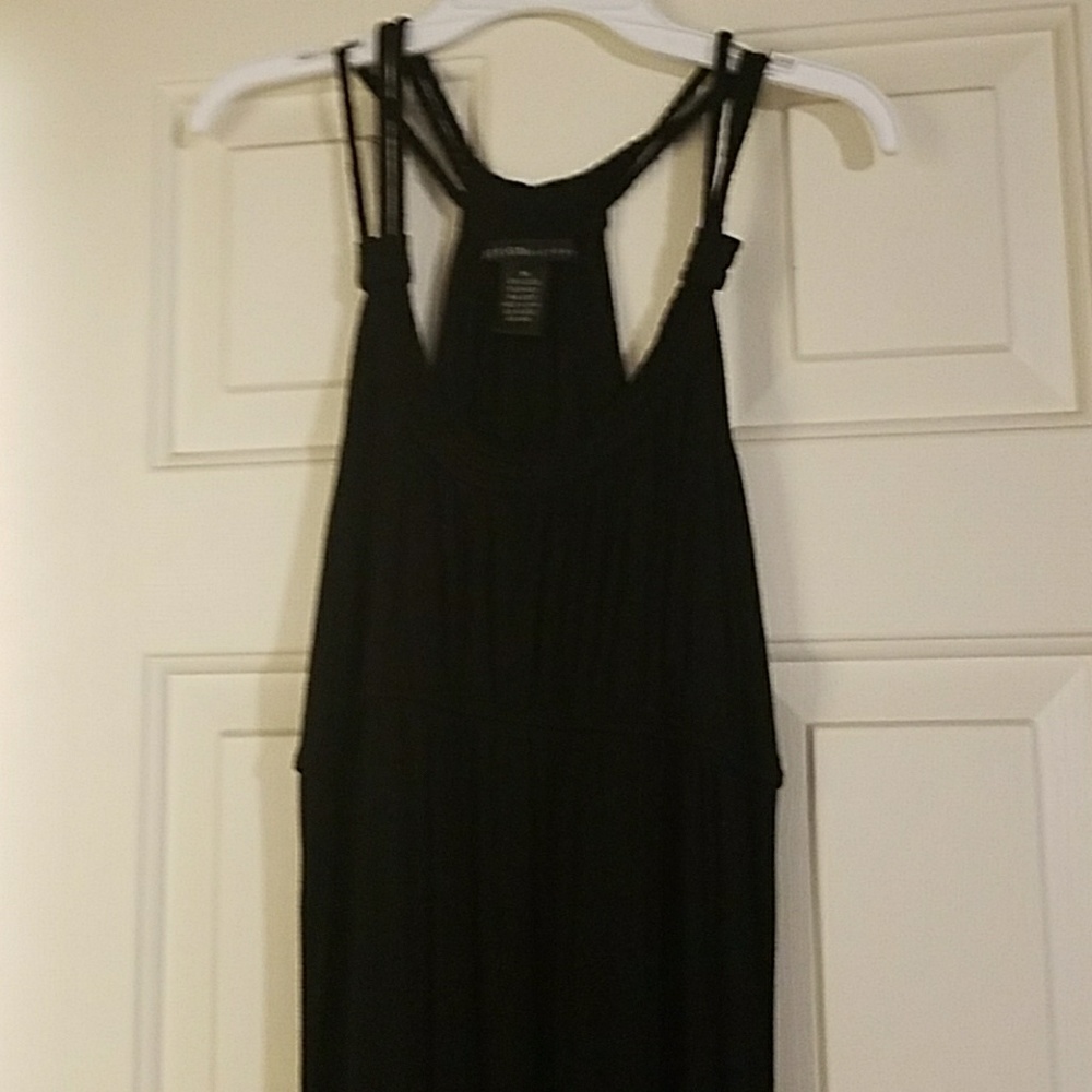 Black maxi dress