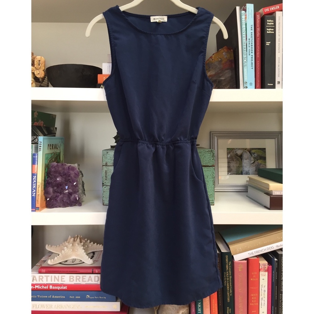 Classic Navy Blue Mini Dress