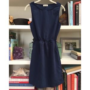 Classic Navy Blue Mini Dress