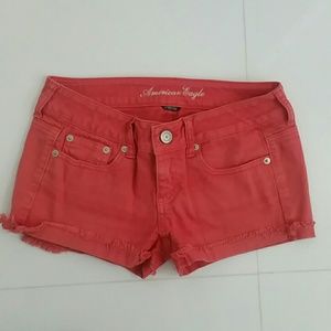 Coral Denim shorts