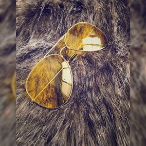 Yellow Aviator Glasses
