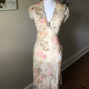 NWOT sz 4 Ralph Lauren 100% silk dress gorgeous!