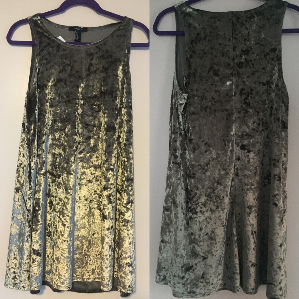 Green Velvet Dress (NWT)