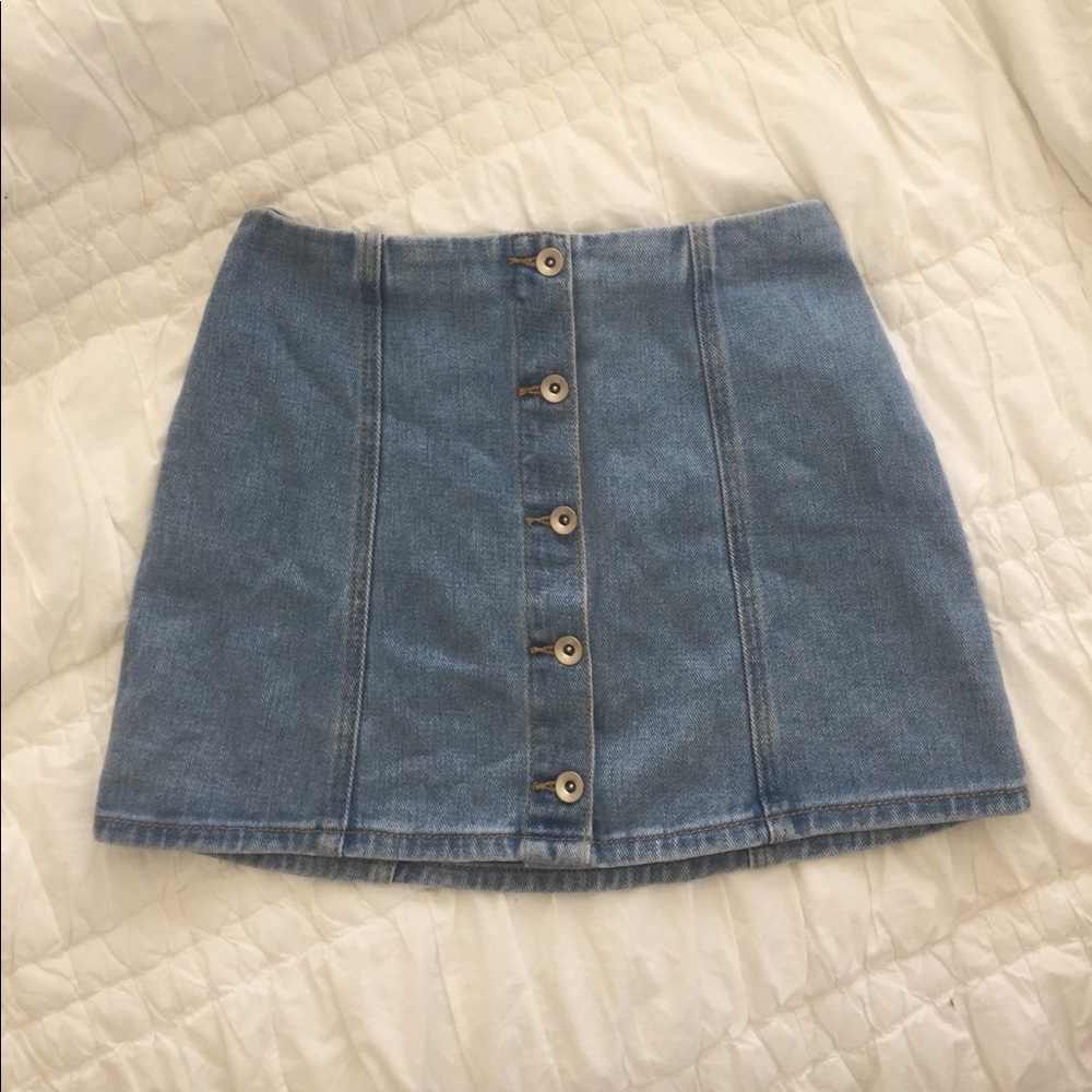 jean skirt