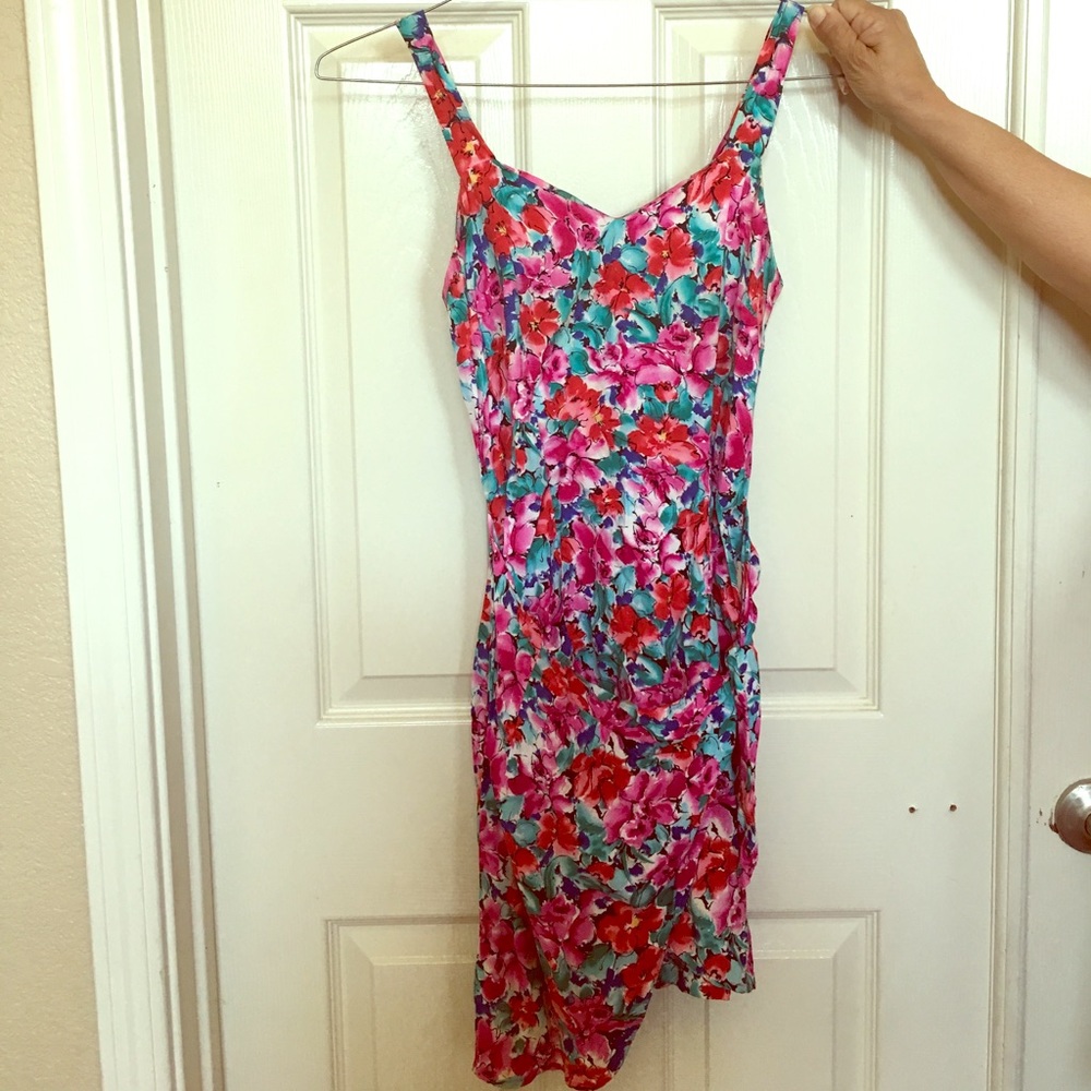 Floral dress.