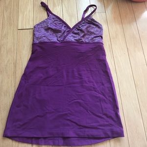Lululemon purple tank top
