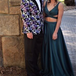 Unique Two-piece Prom Dress!