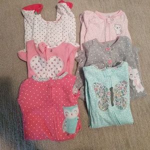 Lot of Carter's 0-3 sleepers