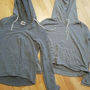 Grey sweaters