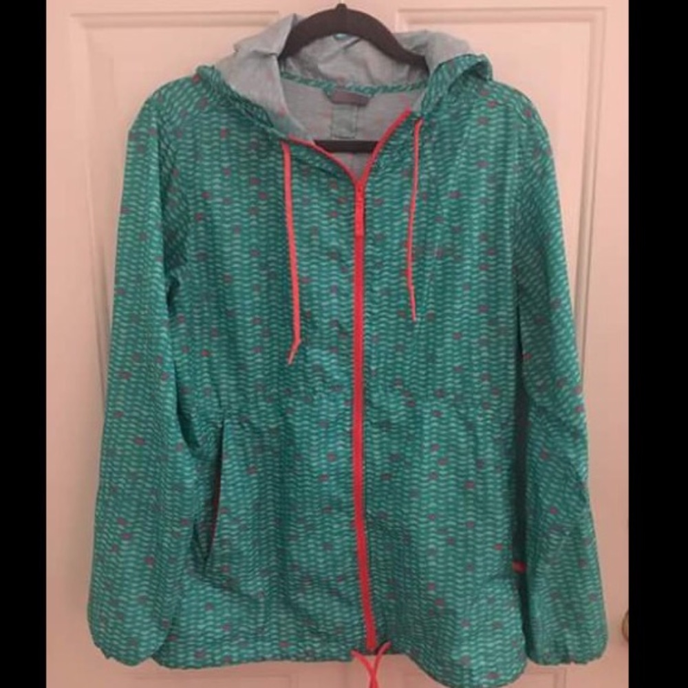 Multicolored Columbia windbreaker