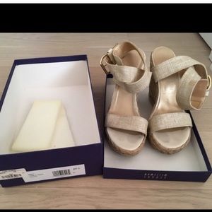 Stuart Weitzman X-Ray Wedge Espadrilles Make offer