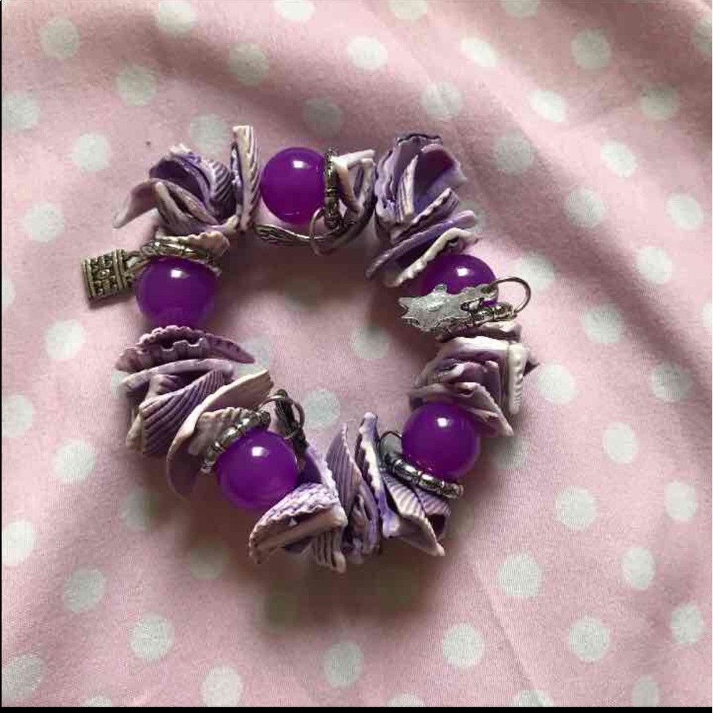 💟Purple Charm Bracelet💟