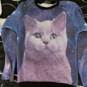 Space Cat Crewneck Sweatshirt