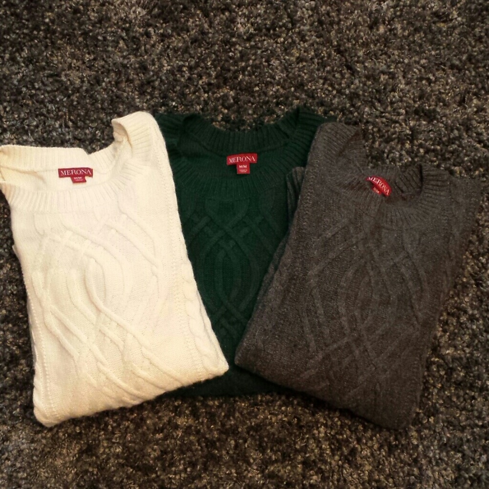 3 Merona sweaters
