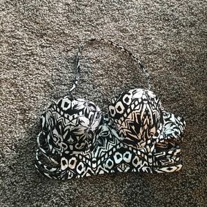 Push up swim suit top