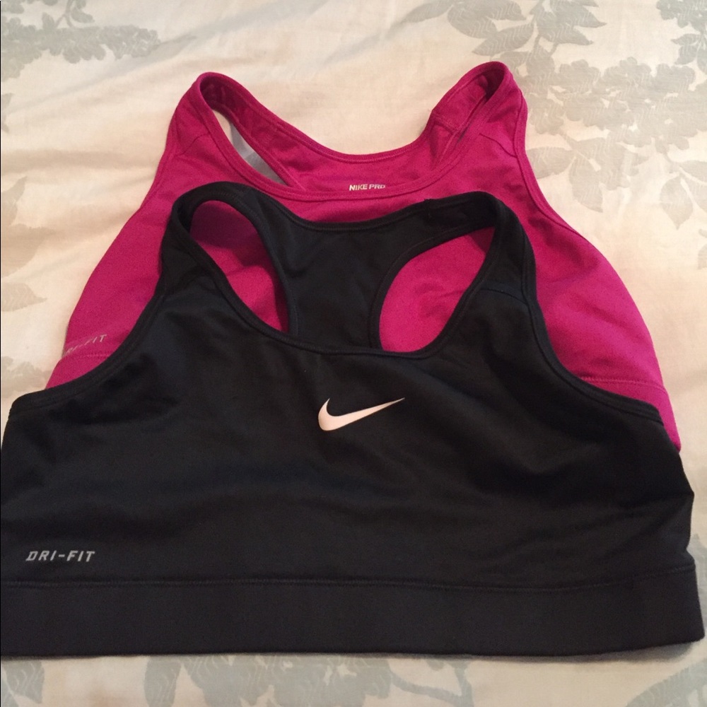 Nike Pro dry fit sports bras