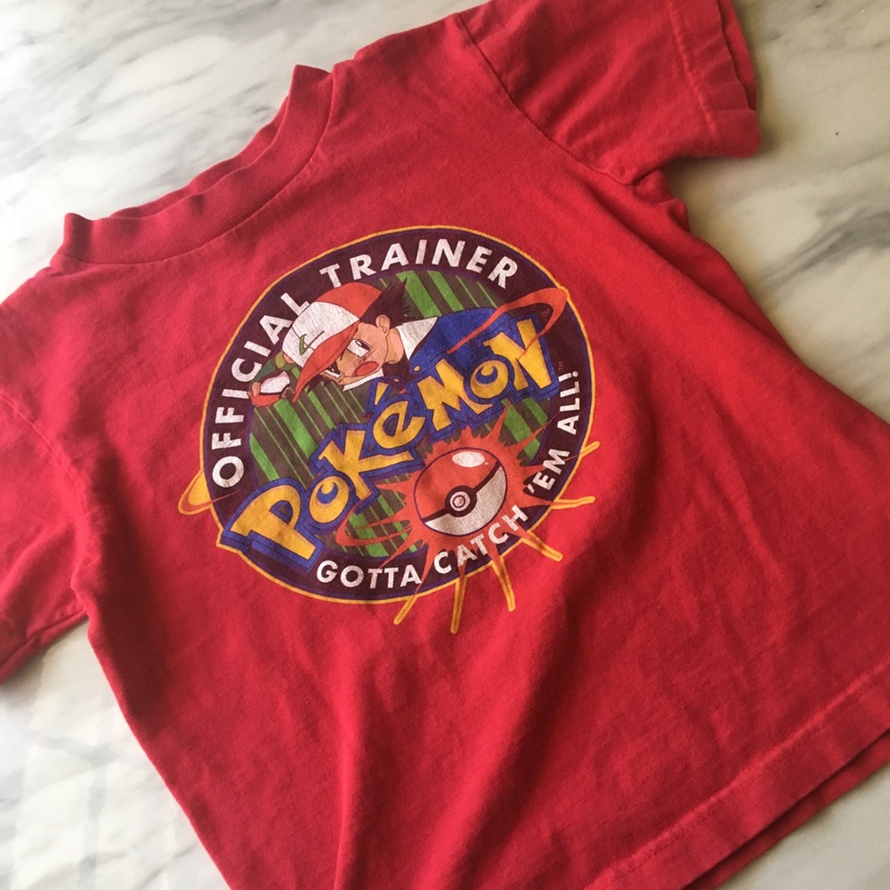 Pokémon boys 5/6 GUC short sleeve tee
