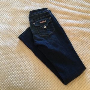 Hudson skinny jeans.