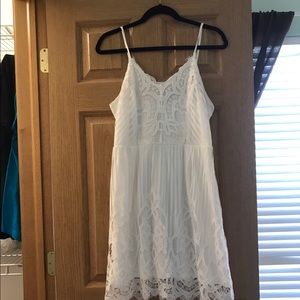 NWOT White spaghetti strap dress
