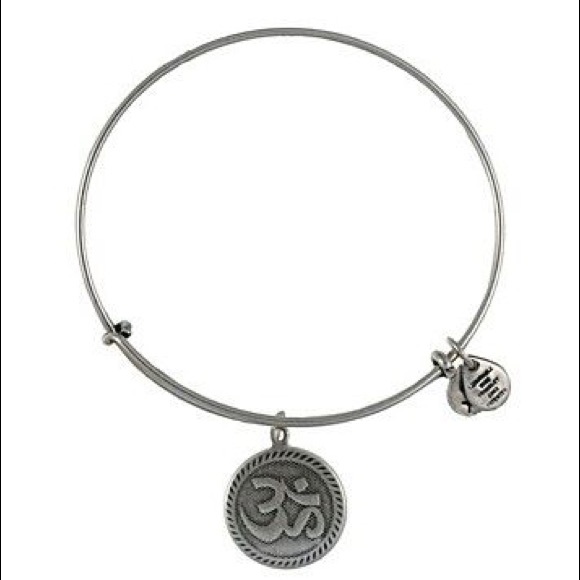 Alex and Ani Jewelry - 🔥SEND OFFERS🔥 Alex ani ohm OM silver bracelet