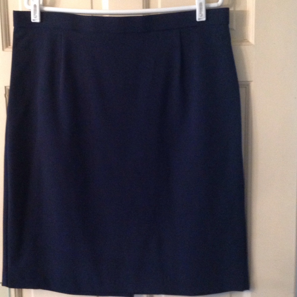 Briggs New York navy blue skirt size 16