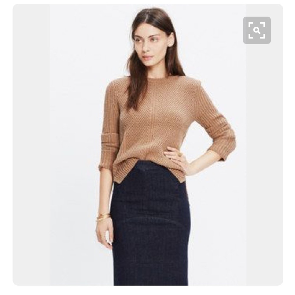 Madewell Hexcomb Texture Sweater