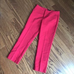 Red dress pant