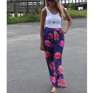Floral print pant
