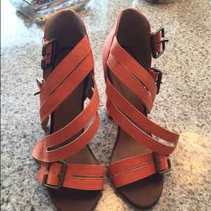 Michale Antonio brand new shoes, Orange color
