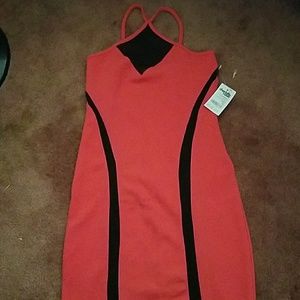 Charlotte russe black and pink dress