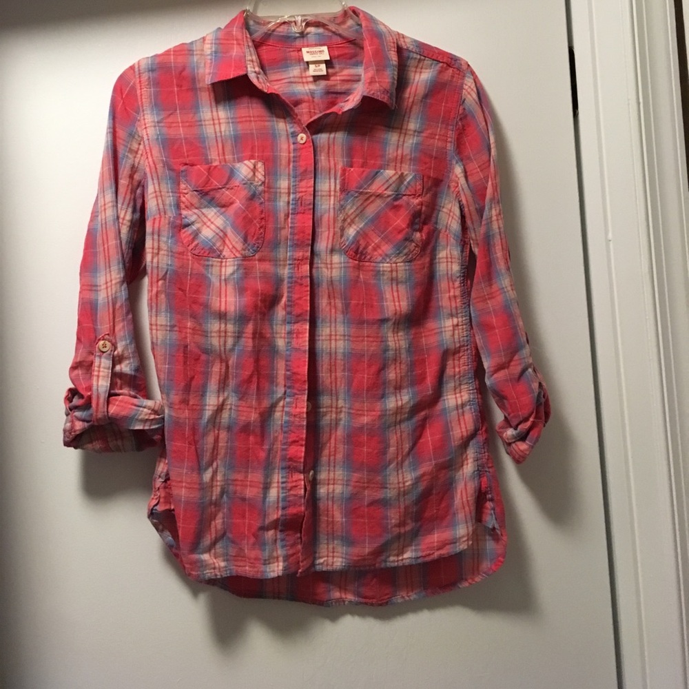 3/4 sleeve button down